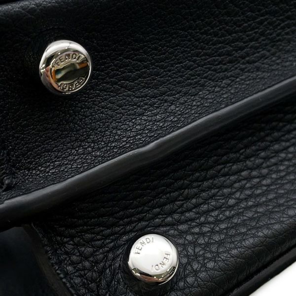 フェンディ ハンドバッグ ピーカブー アイシーユー ミニ レザー 7VA530 FENDI 2wayショルダー 黒