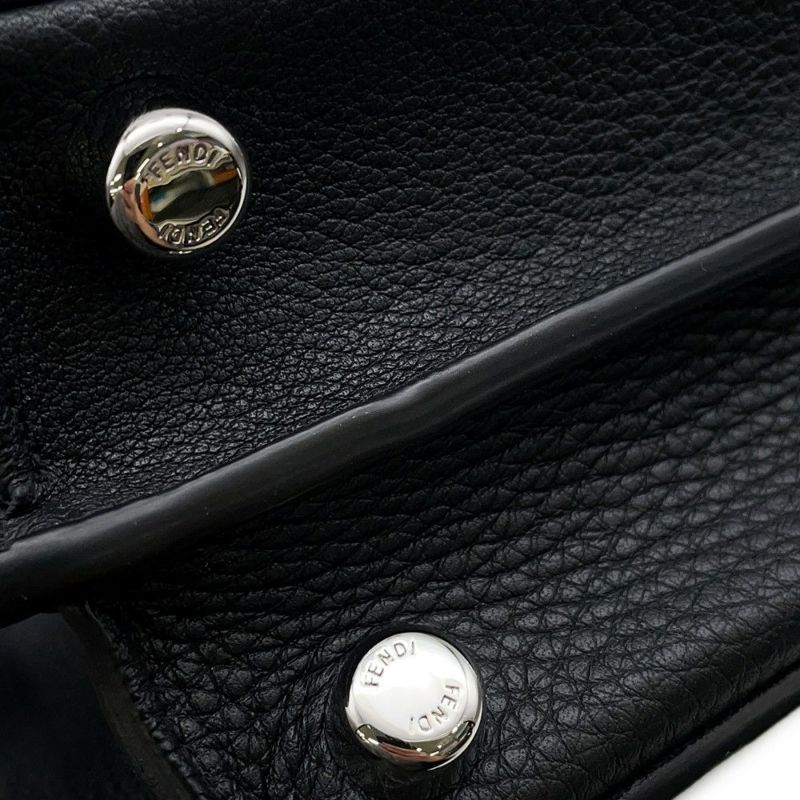 フェンディ ハンドバッグ ピーカブー アイシーユー ミニ レザー 7VA530 FENDI 2wayショルダー 黒