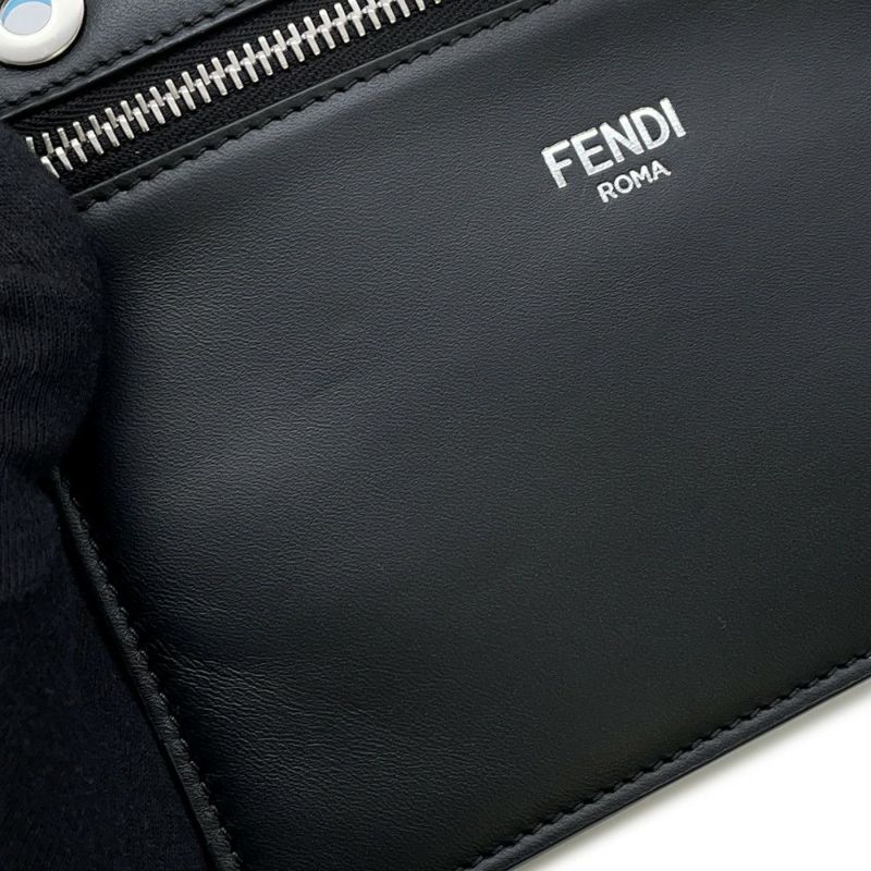 フェンディ ハンドバッグ ピーカブー アイシーユー ミニ レザー 7VA530 FENDI 2wayショルダー 黒