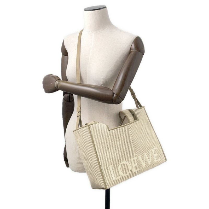 ロエベ トートバッグ フォントトート ミディアム キャンバス ALF1B61X11 LOEWE 2way