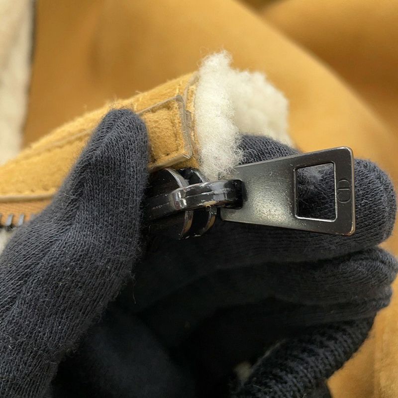 クリスチャン・ディオール ジャケット ラムスキン ウール レディースサイズ34 248C85AL815 Christian Dior