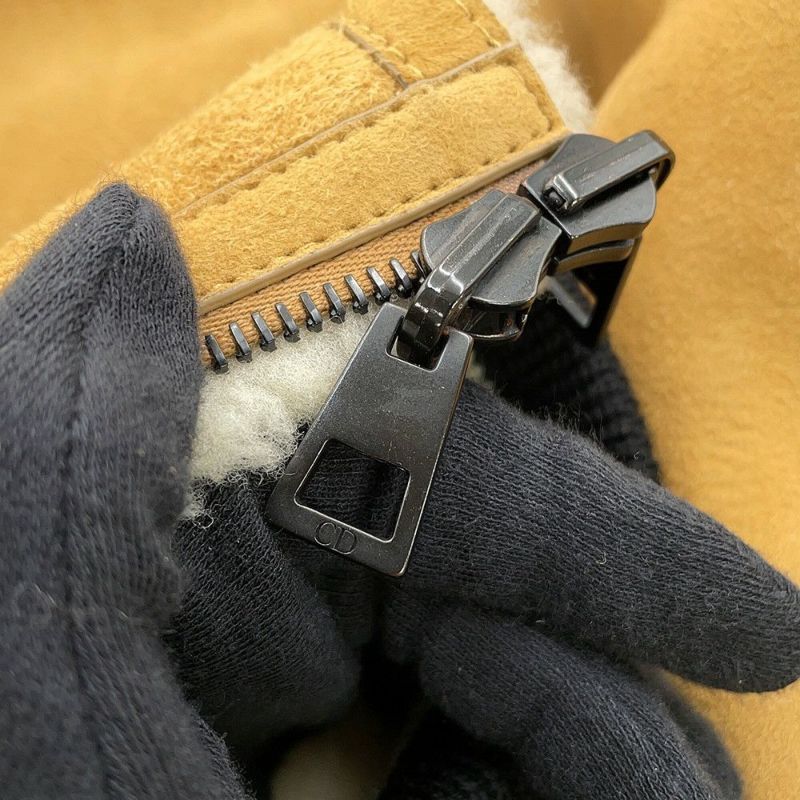 クリスチャン・ディオール ジャケット ラムスキン ウール レディースサイズ34 248C85AL815 Christian Dior