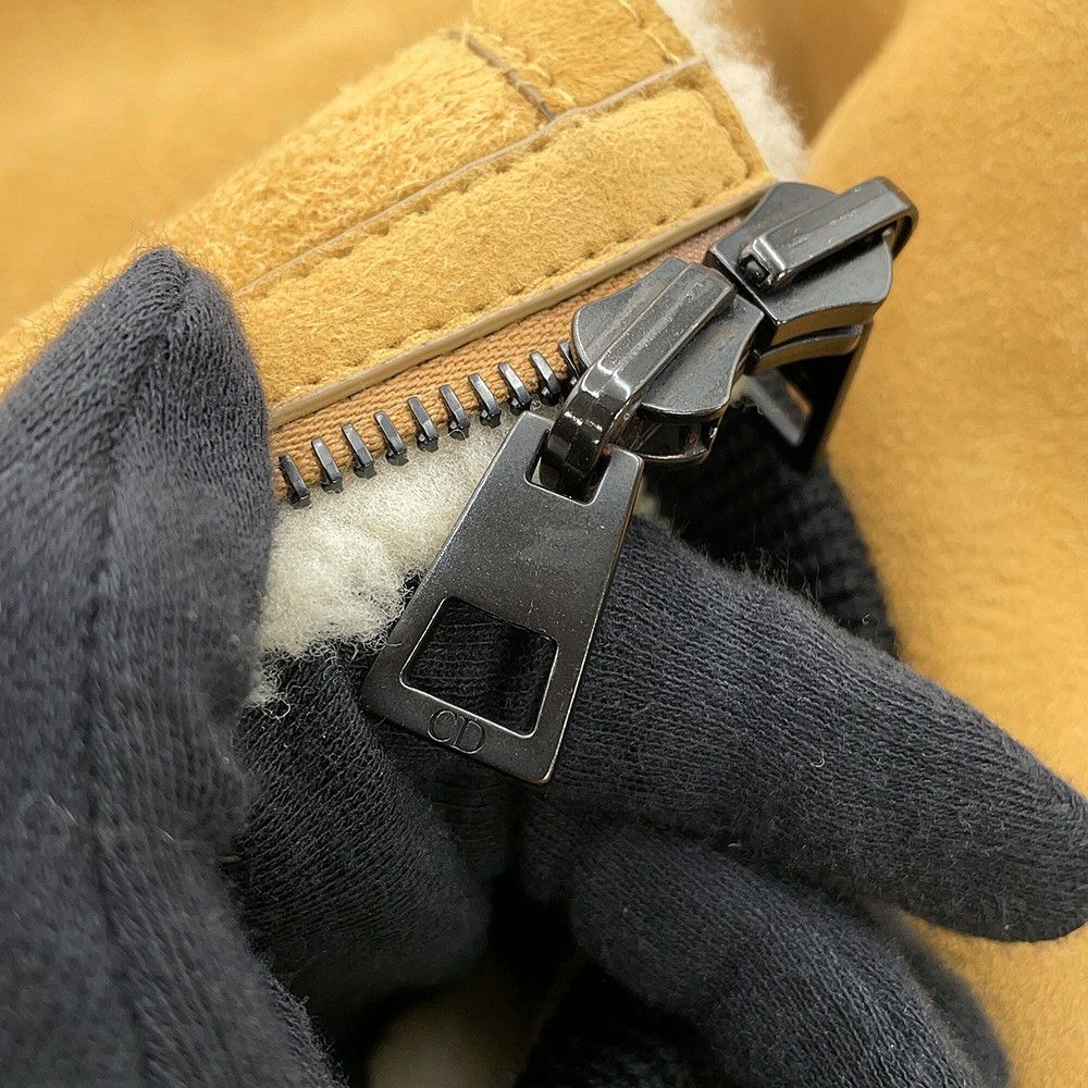 クリスチャン・ディオール ジャケット ラムスキン ウール レディースサイズ34 248C85AL815 Christian Dior