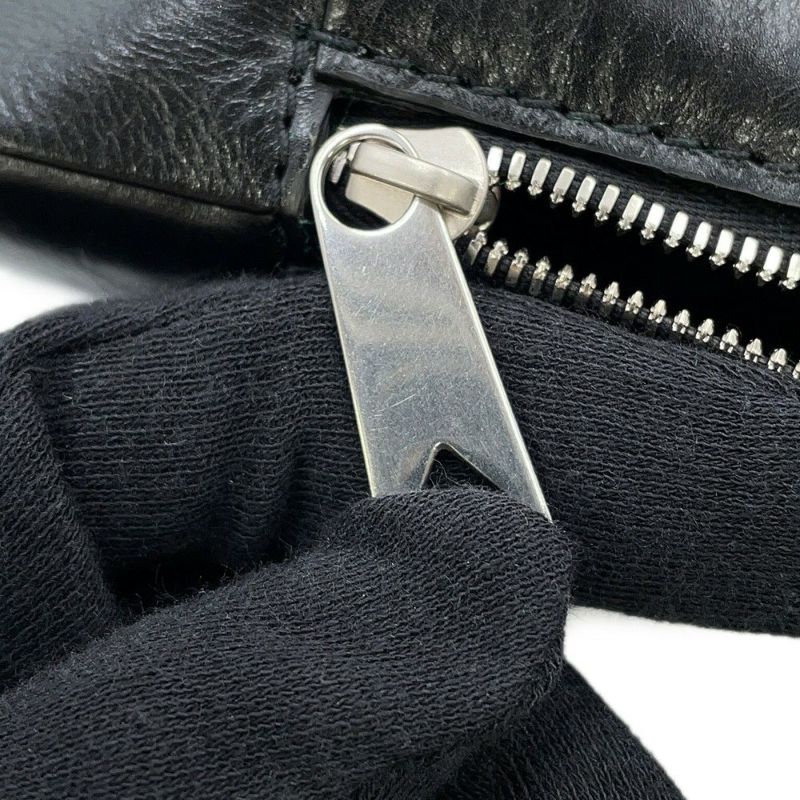 ボッテガヴェネタ ボディバッグ マキシイントレチャート カセット ミニスリングバッグ 701366 BOTTEGA VENETA 黒