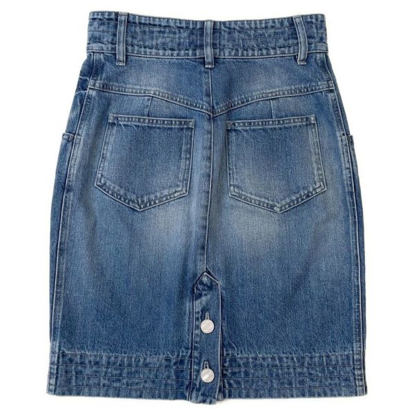 シャネル スカート ココマーク デニム コットン レディースサイズ36 P55976 CHANEL