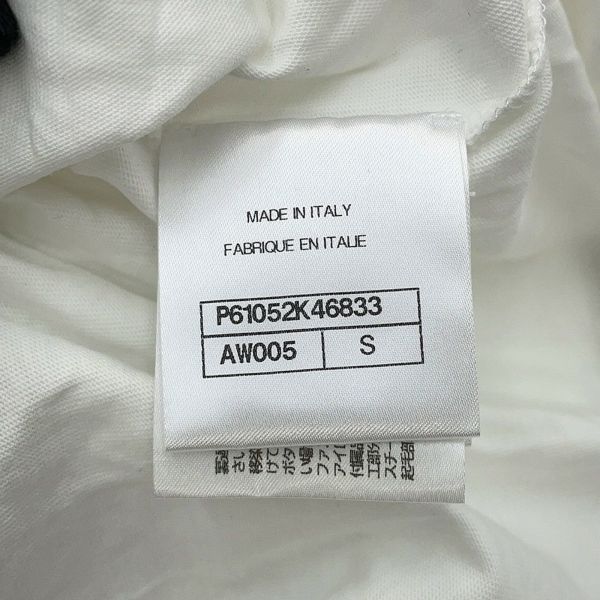 シャネル 半袖Tシャツ ファレル・ウィリアムス ビーズ装飾 コットン レディースサイズS P61052 CHANEL アパレル 白