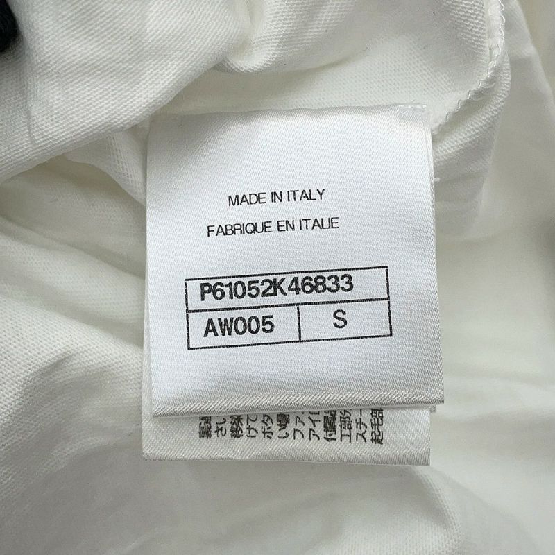 シャネル 半袖Tシャツ ファレル・ウィリアムス ビーズ装飾 コットン レディースサイズS P61052 CHANEL アパレル 白
