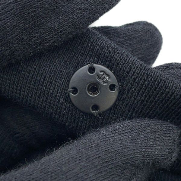 シャネル スカート ココマーク ロゴプリント スウェット スカート コットン レディースサイズ36 P70693 CHANEL 黒