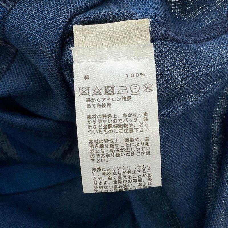 エルメス 半袖Tシャツ Dance of Horses Light 馬柄 鹿の子 コットン メンズサイズM HERMES