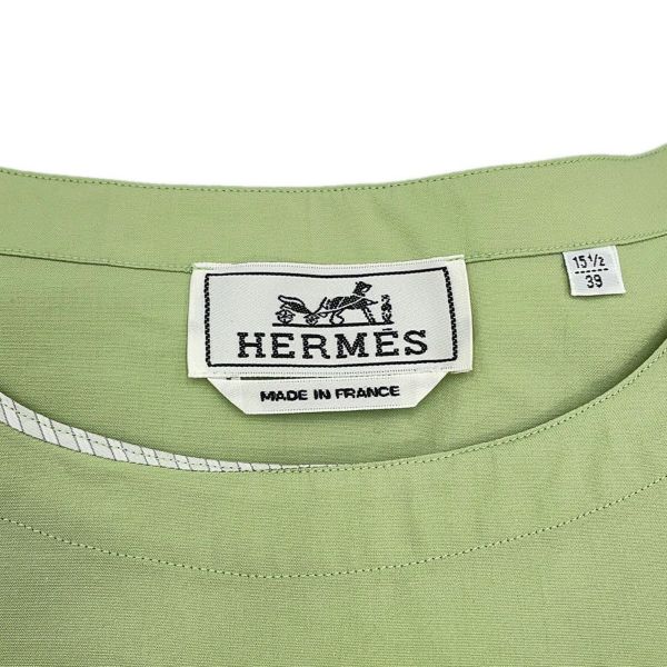 エルメス 半袖シャツ プルオーバー シャツ メンズサイズ39 HERMES トップス