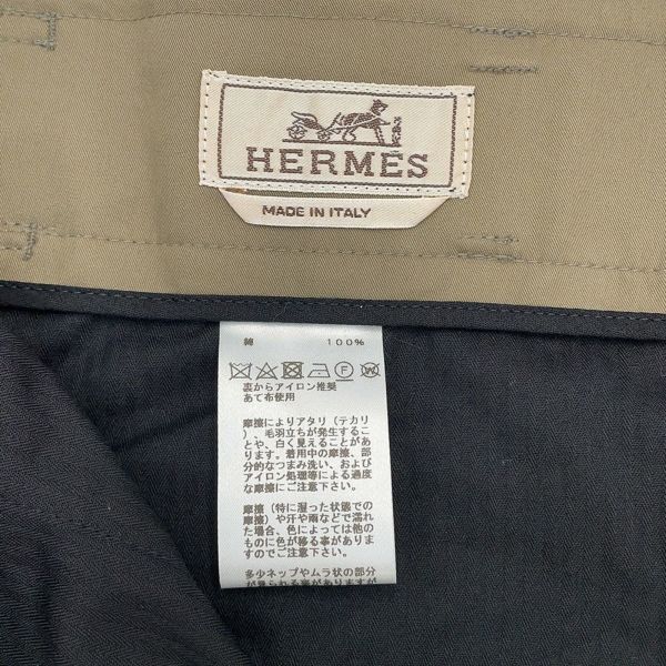 エルメス パンツ コットンパンツ コットン サイズ38 HERMES ボトムス
