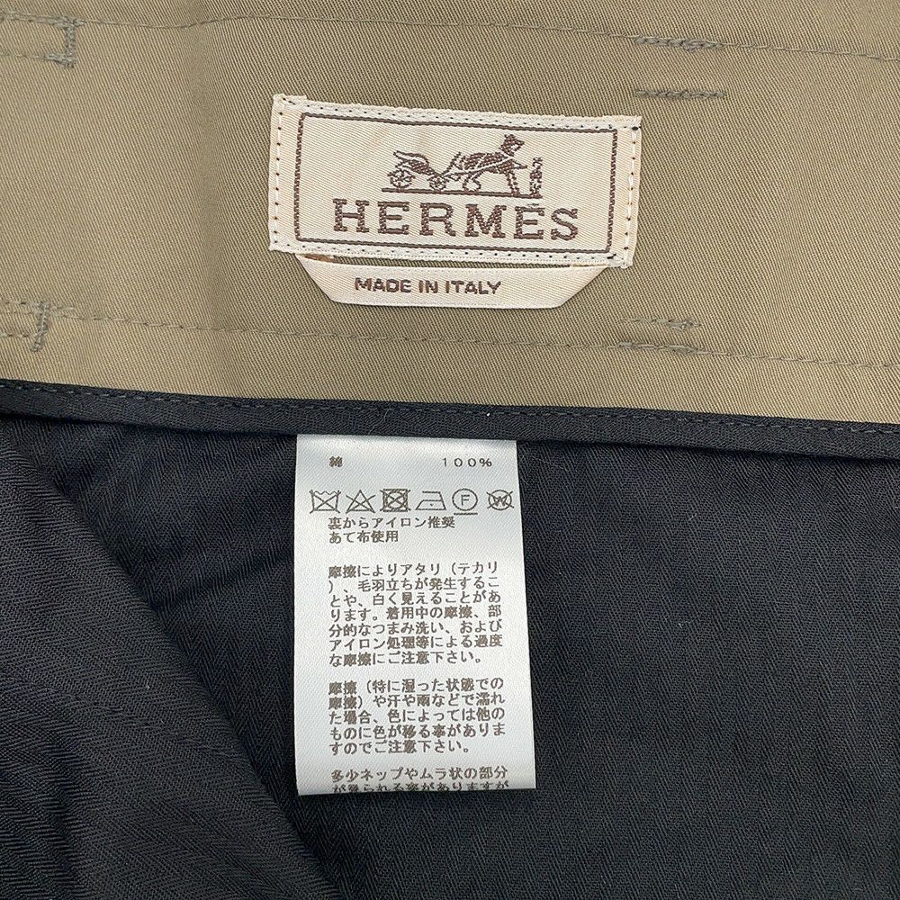 エルメス パンツ コットンパンツ コットン サイズ38 HERMES ボトムス