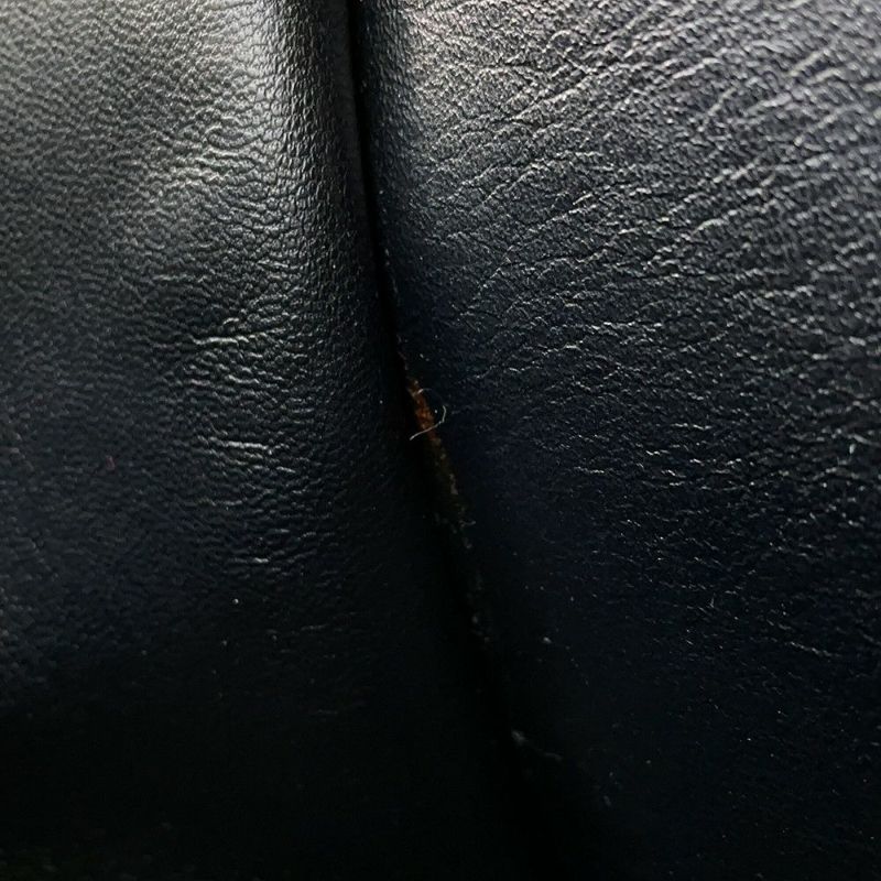 セリーヌ ハンドバッグ トラペーズ クロコ型押しレザー スエード CELINE 2way 黒