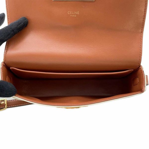 セリーヌ ショルダーバッグ トリオンフ PVC 194142CUZ CELINE バッグ ワンショルダー 白