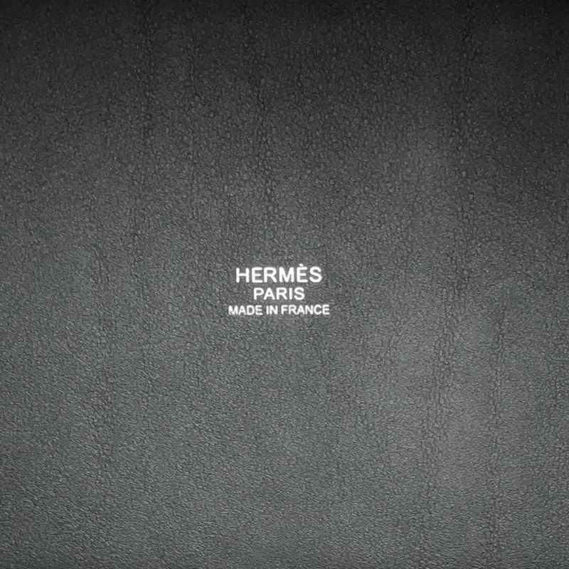 エルメス ハンドバッグ ピコタンロックPM カーゴ ブラック/シルバー金具 トワルエラン/スイフト W刻印