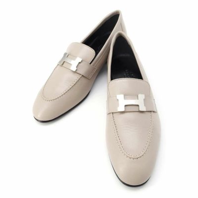 エルメス モカシン パリ パールグレー レディースサイズ36 HERMES 靴 エルメス モカシン パリ パールグレー レディースサイズ36 HERMES 靴