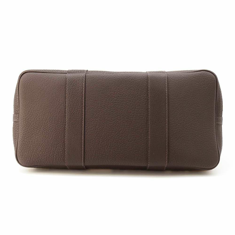 エルメス ガーデンパーティPM トワルH・プリュム エレクトリック キャラメル/エクリュ トワルアッシュ/ネゴンダ W刻印