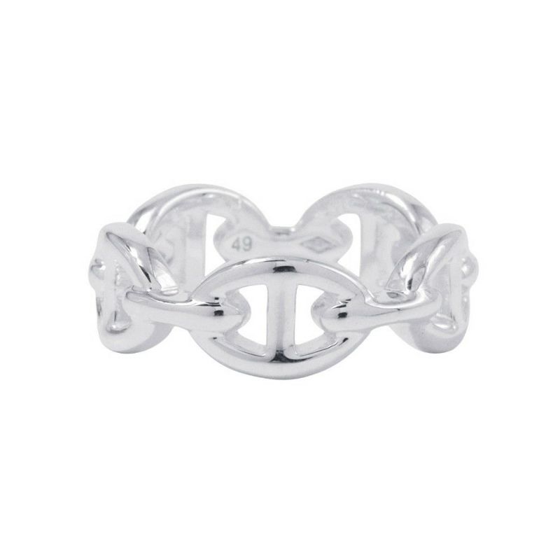 エルメス リング シェーヌダンクル アンシェネPM Enchainee SV925シルバー リングサイズ49 HERMES ジュエリー