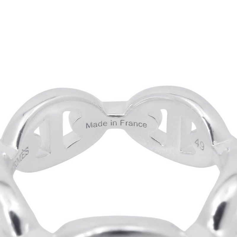 エルメス リング シェーヌダンクル アンシェネPM Enchainee SV925シルバー リングサイズ49 HERMES ジュエリー