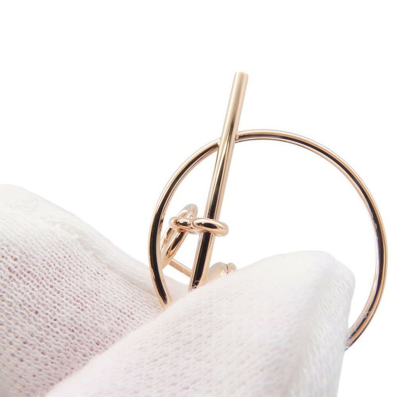 エルメス ピアス ループ ピアス エシャペ K18PGピンクゴールド HERMES ジュエリー