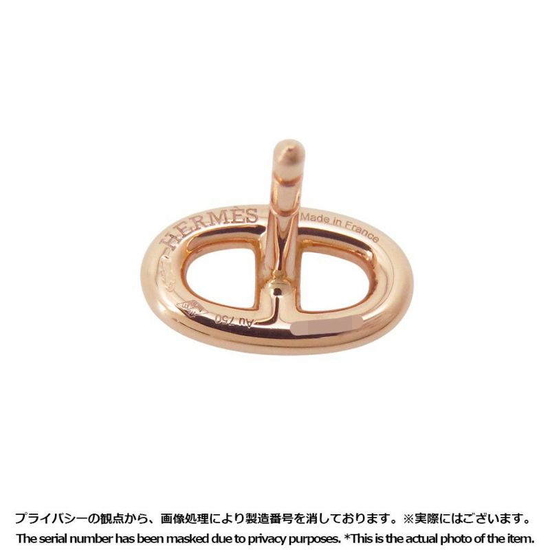 エルメス ピアス シェーヌダンクル ファランドール TPM K18PGピンクゴールド HERMES ジュエリー