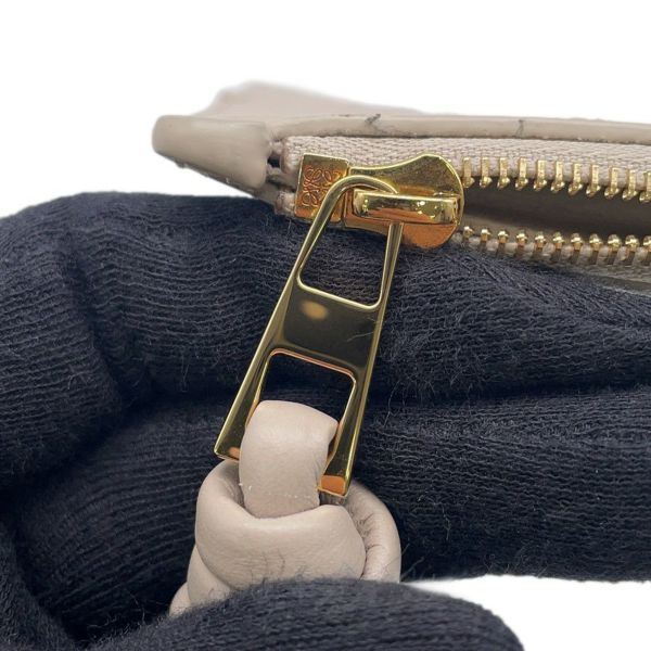 ロエベ コインケース ノット シャイニーナパカーフレザー 11182250 LOEWE カードケース