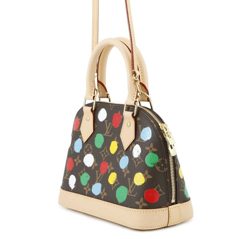 ルイヴィトン ハンドバッグ モノグラム/ペインティッド ドット LV × YK アルマBB M46431 2wayショルダーバッグ 草間彌生