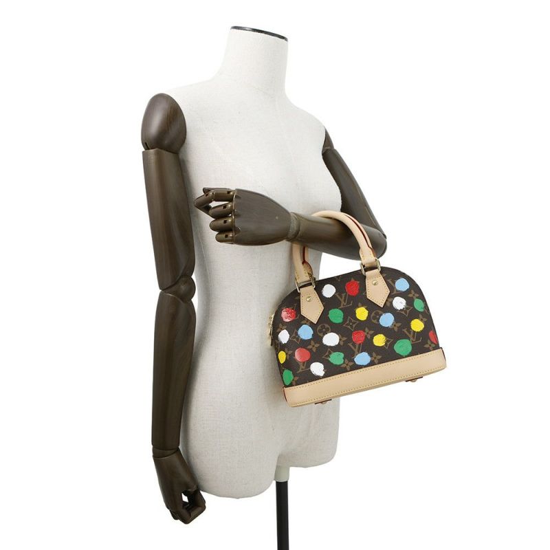 ルイヴィトン ハンドバッグ モノグラム/ペインティッド ドット LV × YK アルマBB M46431 2wayショルダーバッグ 草間彌生