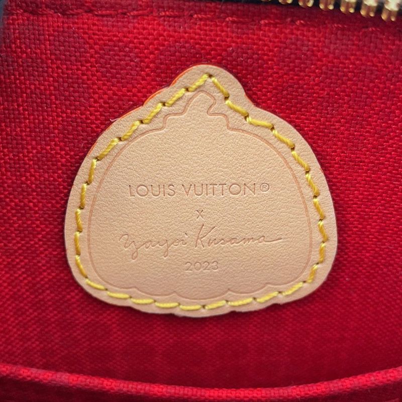 ルイヴィトン ハンドバッグ モノグラム/ペインティッド ドット LV × YK アルマBB M46431 2wayショルダーバッグ 草間彌生