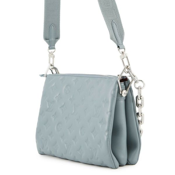 ルイヴィトン ショルダーバッグ モノグラム・エンボス/ラムレザー クッサンPM M21197 LOUIS VUITTON ヴィトン 2way