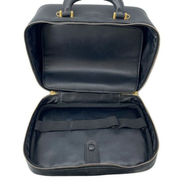 シャネル ハンドバッグ ココマーク バニティバッグ キャビアスキン A07061 CHANEL 2way 黒 ヴァニティ