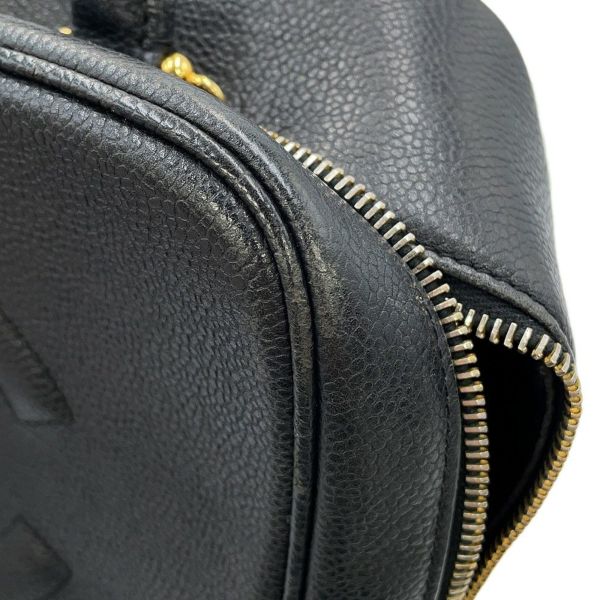 シャネル ハンドバッグ ココマーク バニティバッグ キャビアスキン A07061 CHANEL 2way 黒 ヴァニティ