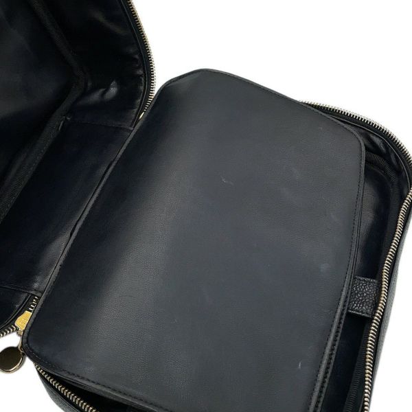 シャネル ハンドバッグ ココマーク バニティバッグ キャビアスキン A07061 CHANEL 2way 黒 ヴァニティ