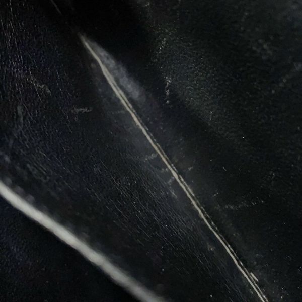 シャネル チェーンショルダーバッグ デカココマーク オーストリッチ CHANEL 黒