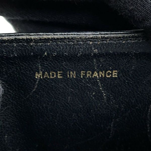 シャネル チェーンショルダーバッグ デカココマーク オーストリッチ CHANEL 黒