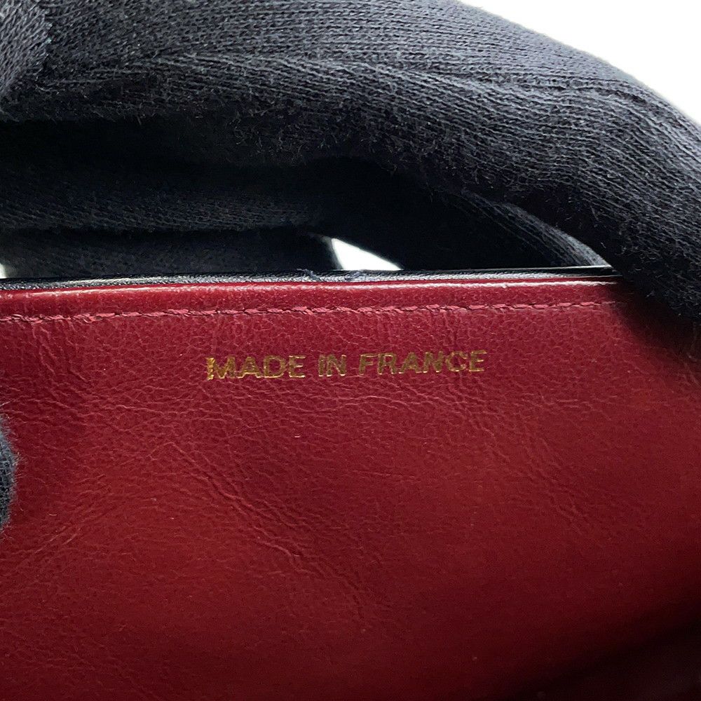 シャネル チェーンショルダーバッグ マトラッセ33 ココマーク Wチェーン ラムスキン CHANEL デカマト 黒