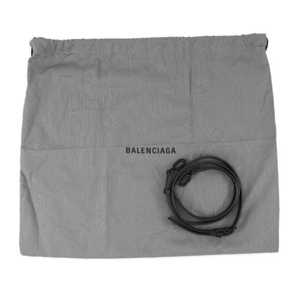 バレンシアガ ハンドバッグ アワーグラス ミディアム クロコダイル型押しレザー 619668 BALENCIAGA 2way 黒