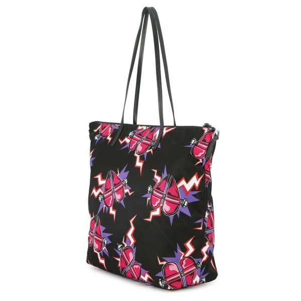 プラダ トートバッグ フランケン ナイロン 1BG189 PRADA 2wayバッグ 黒