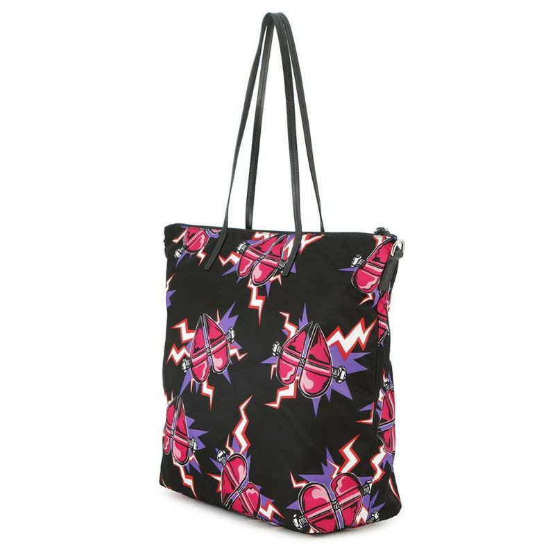 プラダ トートバッグ フランケン ナイロン 1BG189 PRADA 2wayバッグ 黒