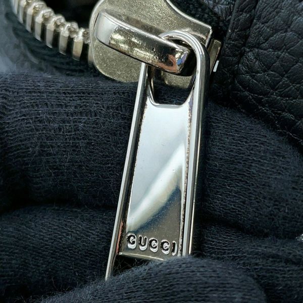 グッチ クラッチバッグ ジャンボGG クロスボディバッグ ミディアム レザー 696009 GUCCI ショルダーバッグ 黒