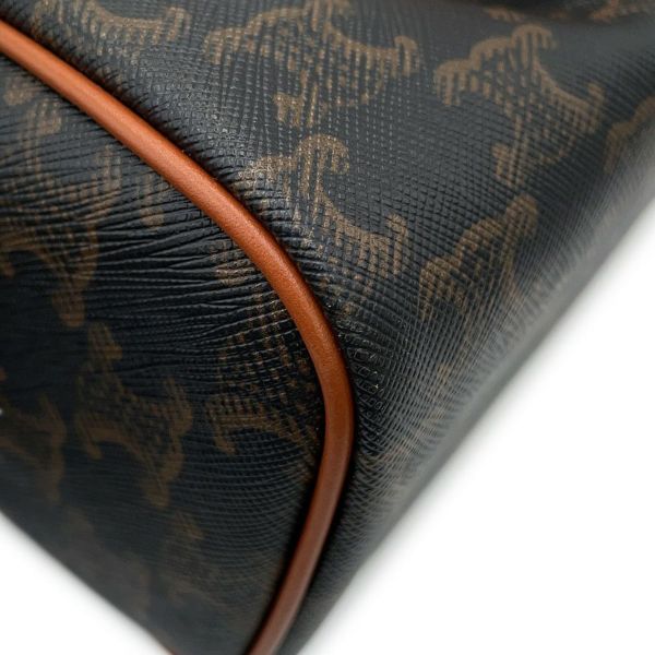 セリーヌ ハンドバッグ トリオンフ スモール ボストン 197582 CELINE 2way ブラウン