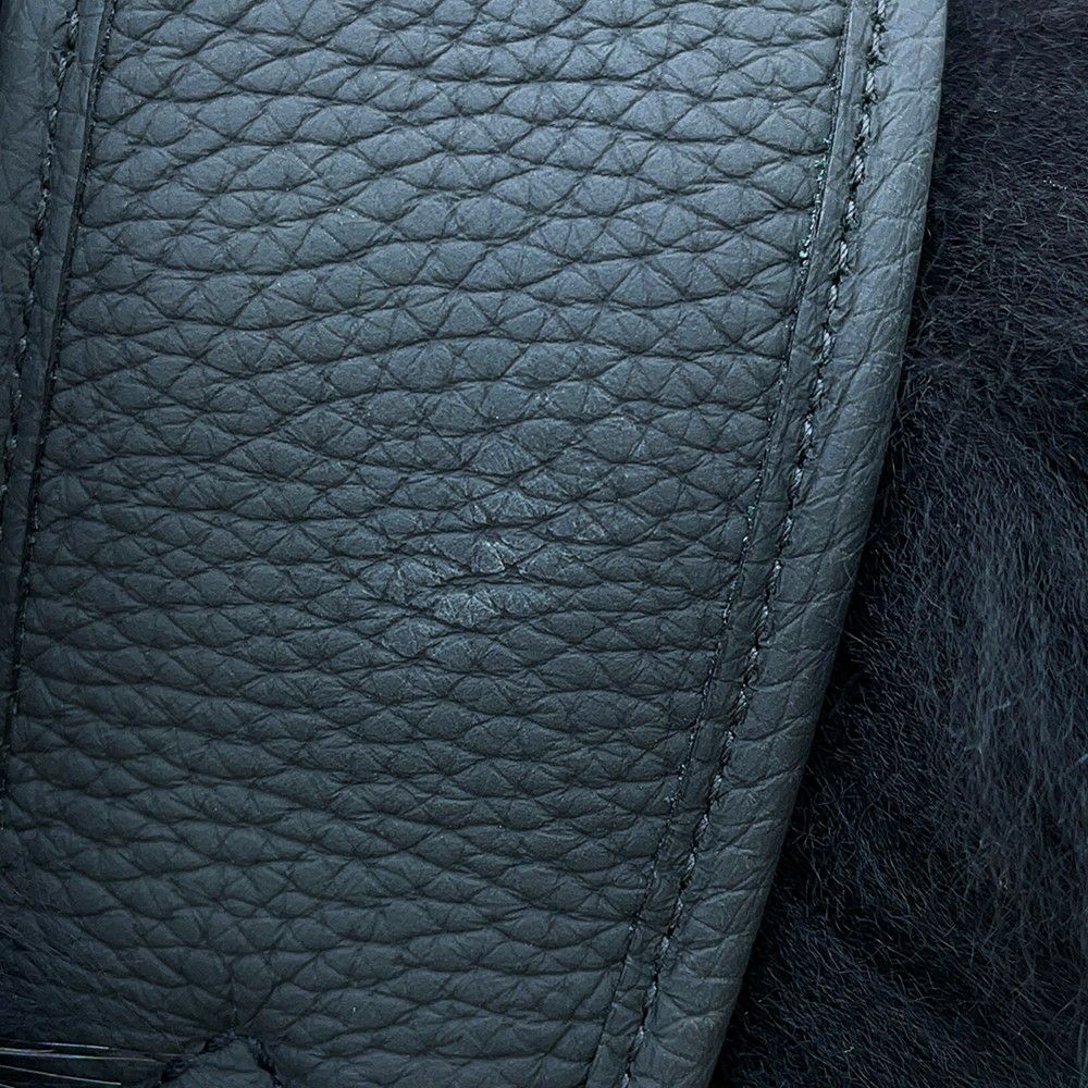 ルイヴィトン リュック モノグラム/ファー Automne Hiver 2020 マルチファー バックパック M24776 バッグ 黒 ブラック