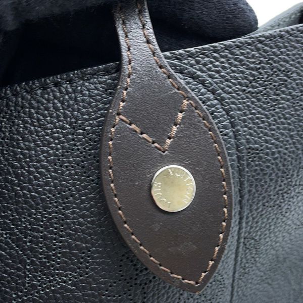 ルイヴィトン ハンドバッグ モノグラム・マヒナ ヒナ PM M54350 LOUIS VUITTON 2way ショルダーバッグ ブラック 黒