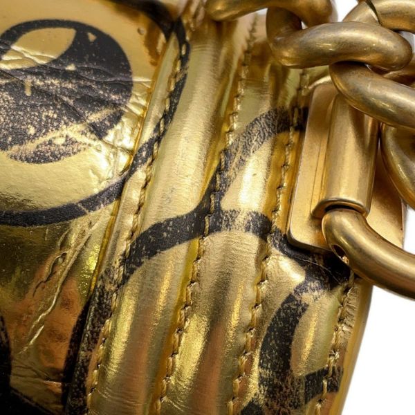 シャネル チェーンショルダーバッグ ボーイシャネル  型押しレザー A67086 ココマーク CHANEL バッグ セール品