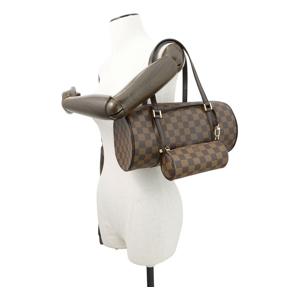 ルイヴィトン ハンドバッグ ダミエ・エベヌ パピヨン30 ポーチ付き N51303 LOUIS VUITTON ヴィトン バッグ