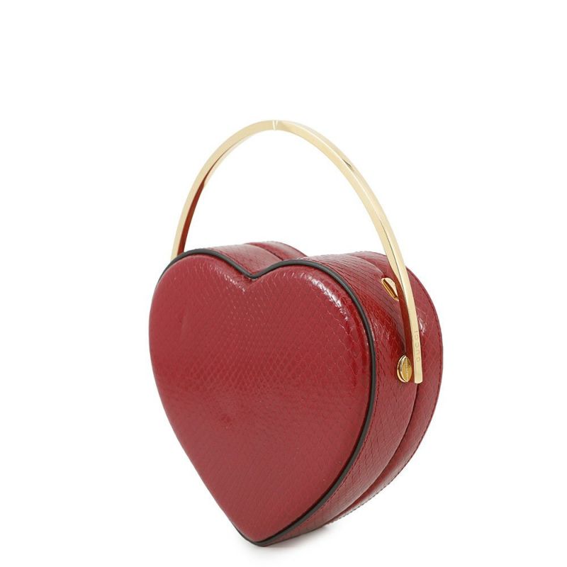 グッチ ハンドバッグ ハート型  GGパイソン 741700 LJM0G GUCCI バッグ