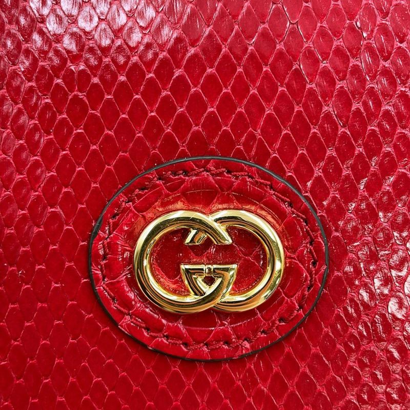 グッチ ハンドバッグ ハート型  GGパイソン 741700 LJM0G GUCCI バッグ
