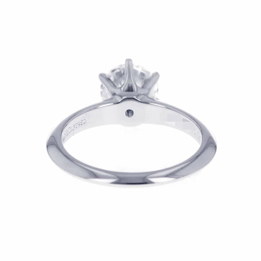 ティファニー リング ソリティア ダイヤモンド 1.25ct Pt950プラチナ リングサイズ約11号 鑑定書付き 指輪 ジュエリー