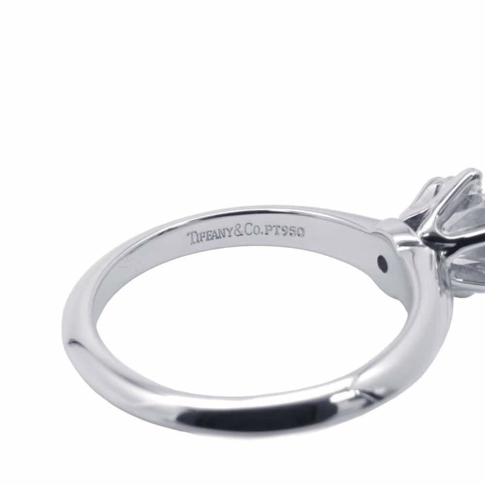ティファニー リング ソリティア ダイヤモンド 1.25ct Pt950プラチナ リングサイズ約11号 鑑定書付き 指輪 ジュエリー