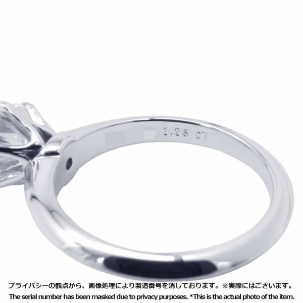 ティファニー リング ソリティア ダイヤモンド 1.25ct Pt950プラチナ リングサイズ約11号 鑑定書付き 指輪 ジュエリー